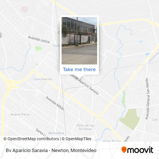 Bv Aparicio Saravia - Newton map