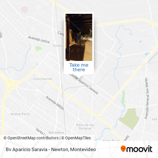 Bv Aparicio Saravia - Newton map