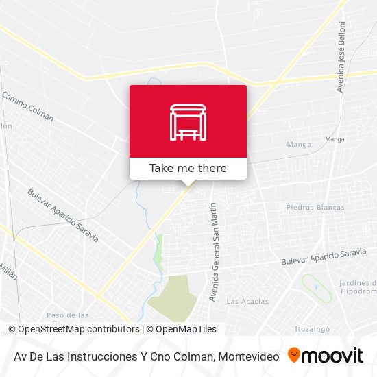 Av De Las Instrucciones Y Cno Colman map