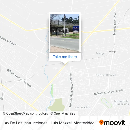 Av De Las Instrucciones - Luis Mazzei map