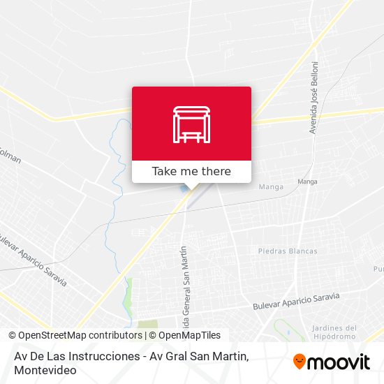 Av De Las Instrucciones - Av Gral San Martin map