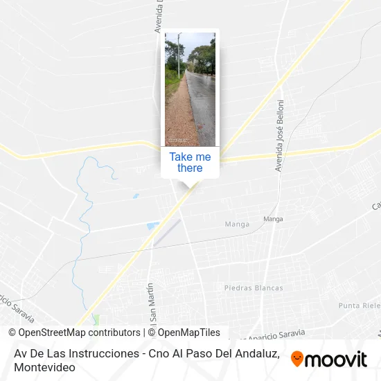 Av De Las Instrucciones - Cno Al Paso Del Andaluz map