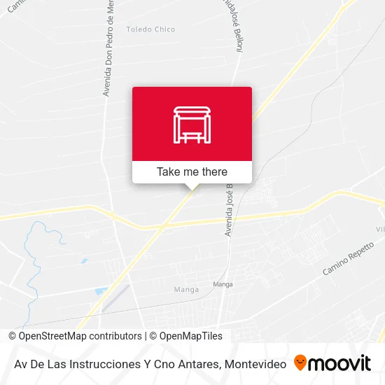 Av De Las Instrucciones Y Cno Antares map