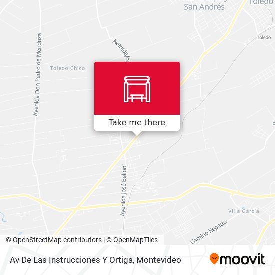 Av De Las Instrucciones Y Ortiga map