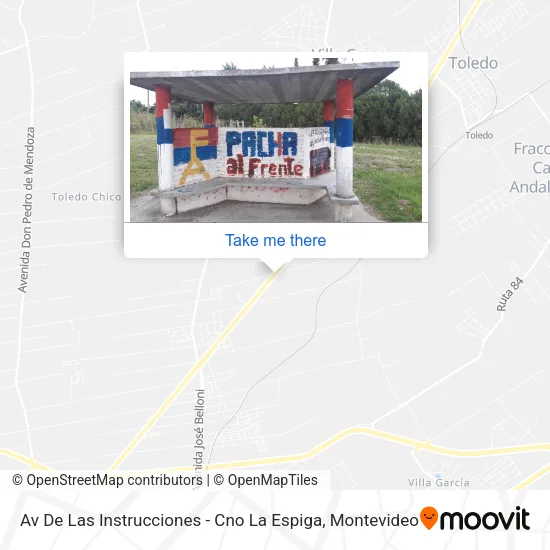 Mapa de Av De Las Instrucciones - Cno La Espiga