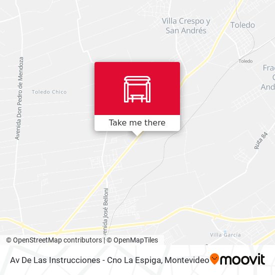 Mapa de Av De Las Instrucciones - Cno La Espiga