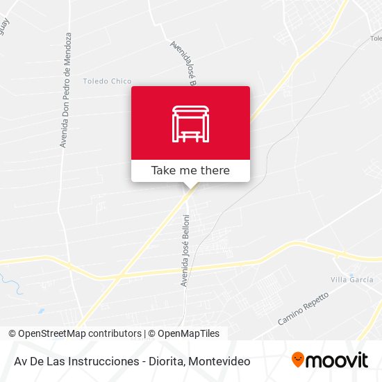 Av De Las Instrucciones - Diorita map