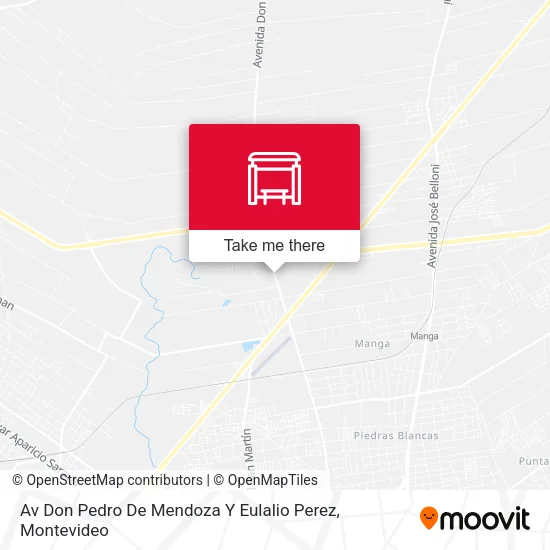 Av Don Pedro De Mendoza Y Eulalio Perez map