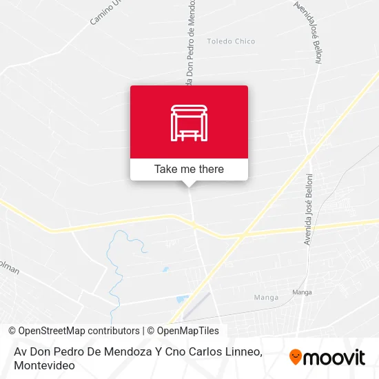 Av Don Pedro De Mendoza Y Cno Carlos Linneo map