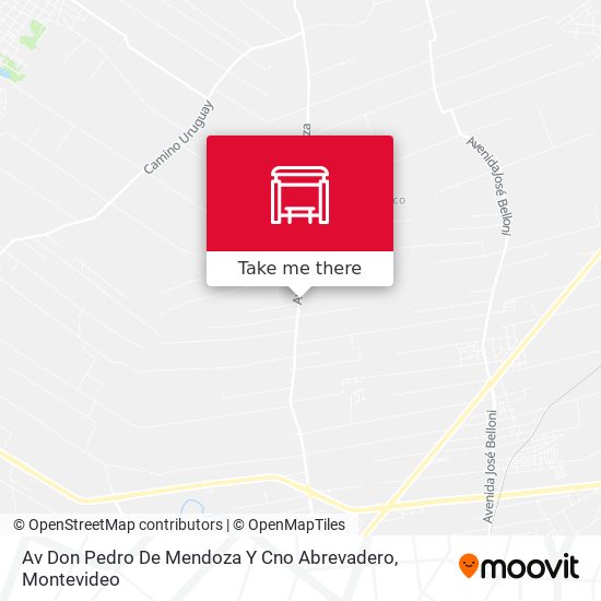 Av Don Pedro De Mendoza Y Cno Abrevadero map
