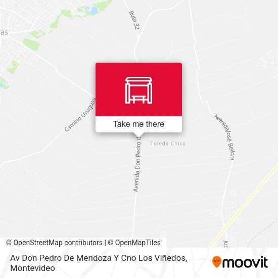 Av Don Pedro De Mendoza Y Cno Los Viñedos map