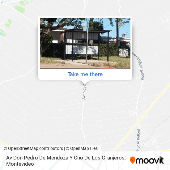 Mapa de Av Don Pedro De Mendoza Y Cno De Los Granjeros