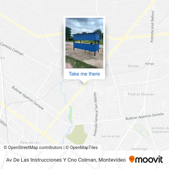 Av De Las Instrucciones Y Cno Colman map