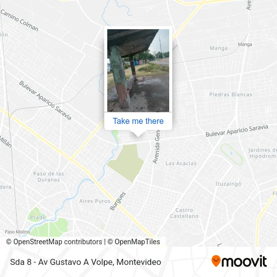 Sda 8 - Av Gustavo A Volpe map
