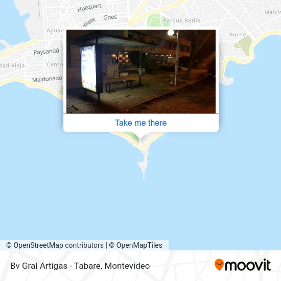 Mapa de Bv Gral Artigas - Tabare