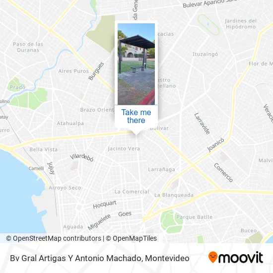 Bv Gral Artigas Y Antonio Machado map