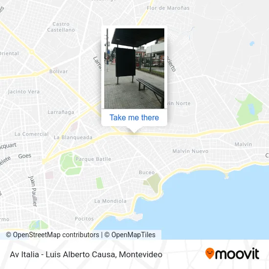 Av Italia - Luis Alberto Causa map