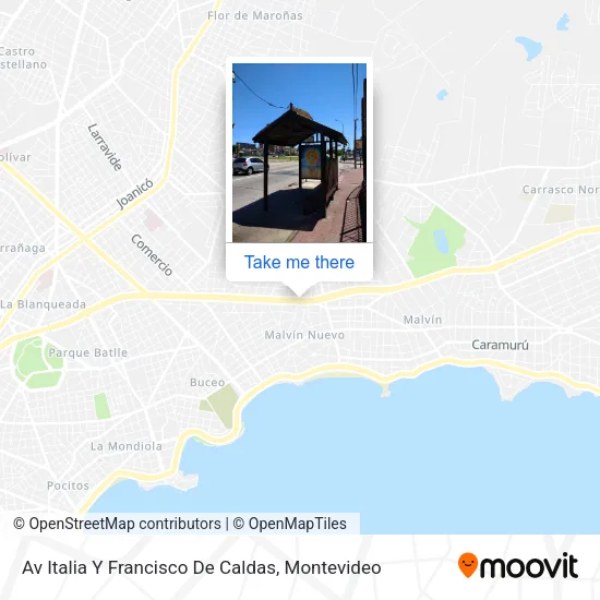 Av Italia Y Francisco De Caldas map