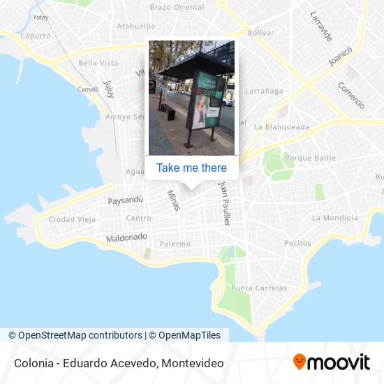 Mapa de Colonia - Eduardo Acevedo