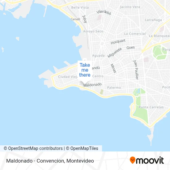 Maldonado - Convencion map