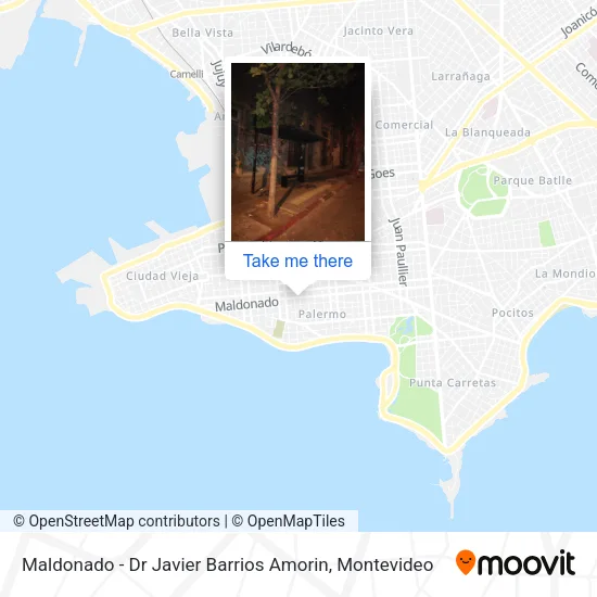 Mapa de Maldonado - Dr Javier Barrios Amorin