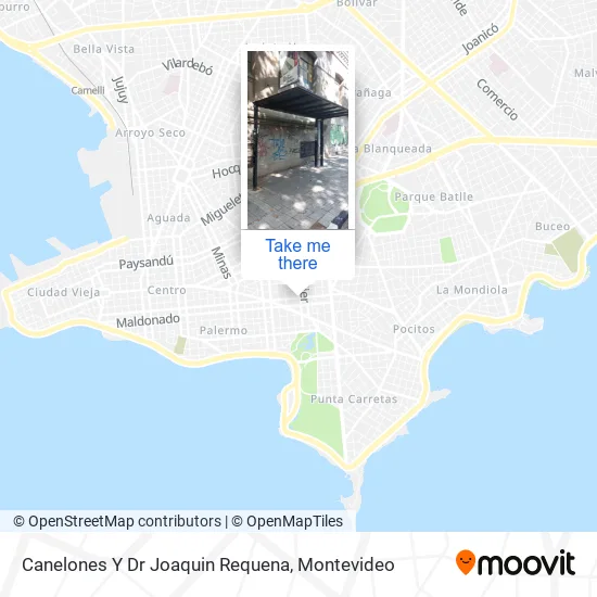Canelones Y Dr Joaquin Requena map