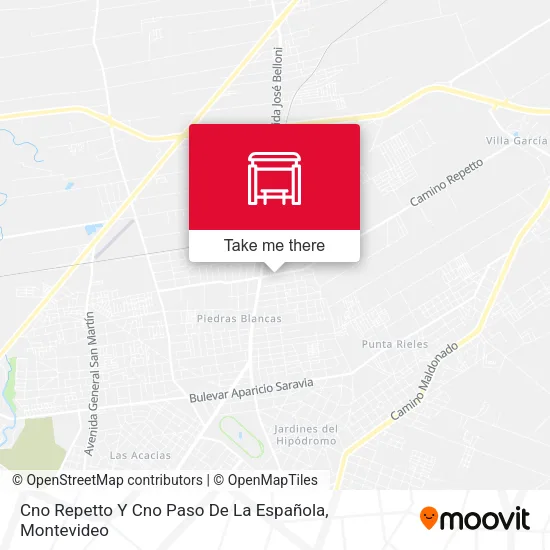 Mapa de Cno Repetto Y Cno Paso De La Española