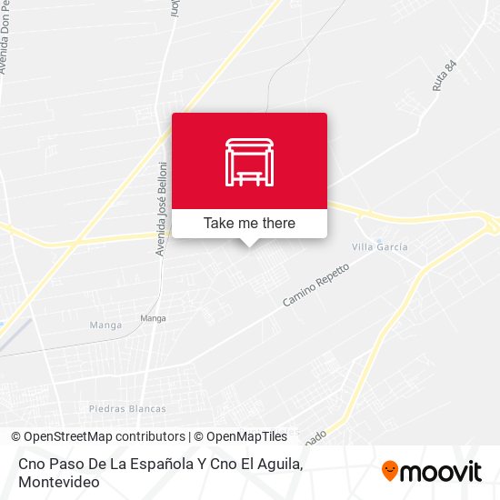 Mapa de Cno Paso De La Española Y Cno El Aguila