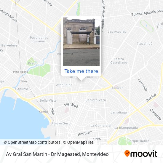 Av Gral San Martin - Dr Magested map