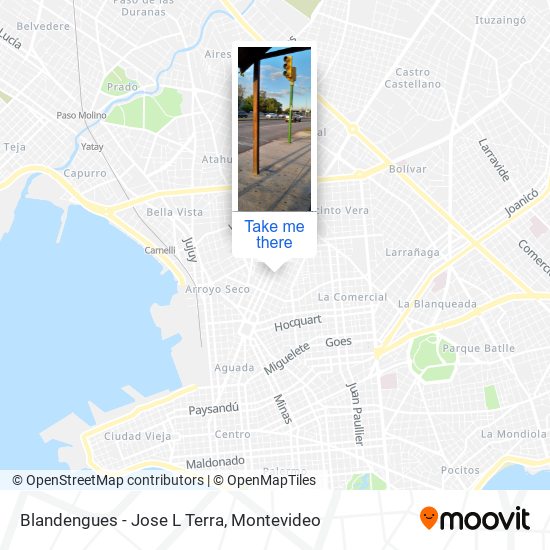 Blandengues - Jose L Terra map