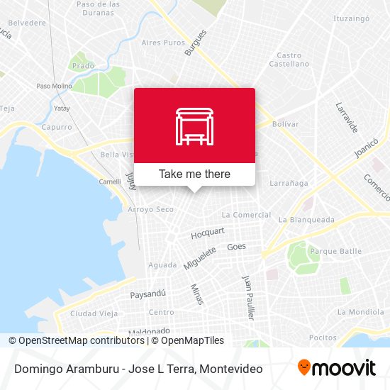 Domingo Aramburu - Jose L Terra map