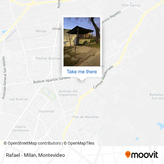 Mapa de Rafael - Milan