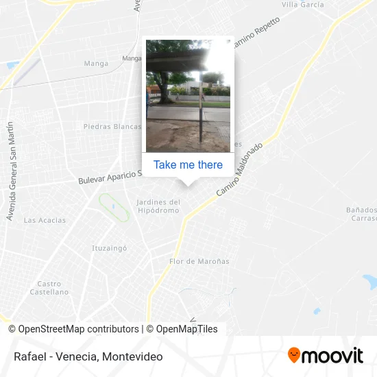 Rafael - Venecia map