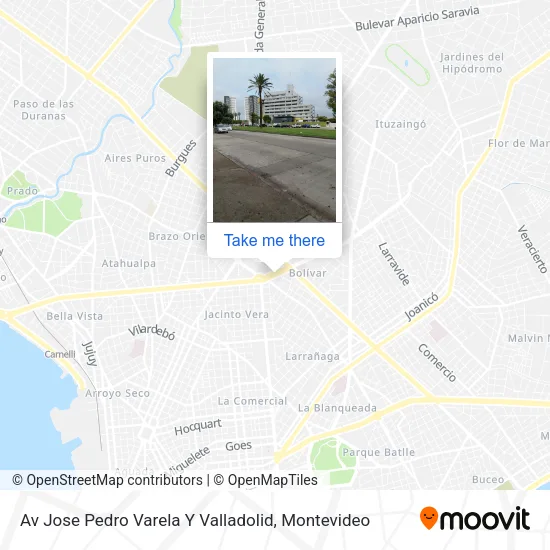 Mapa de Av Jose Pedro Varela Y Valladolid
