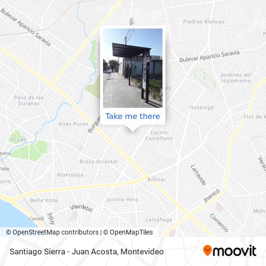 Mapa de Santiago Sierra - Juan Acosta