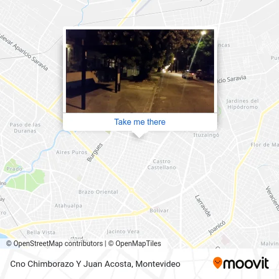 Cno Chimborazo Y Juan Acosta map