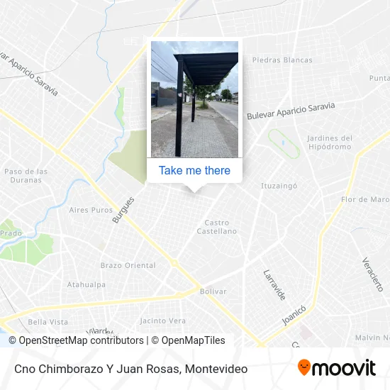 Cno Chimborazo Y Juan Rosas map