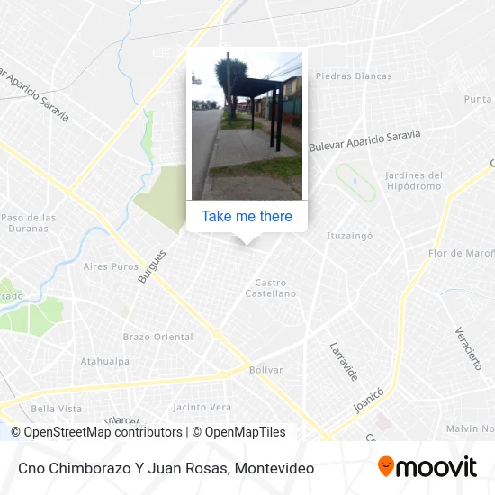 Cno Chimborazo Y Juan Rosas map