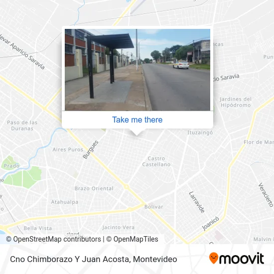 Cno Chimborazo Y Juan Acosta map