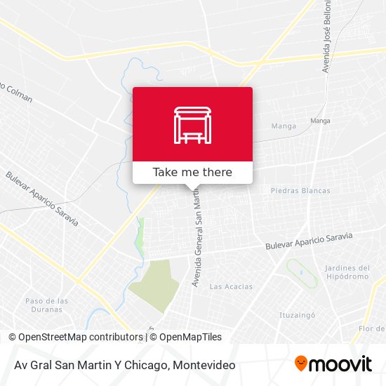 Av Gral San Martin Y Chicago map