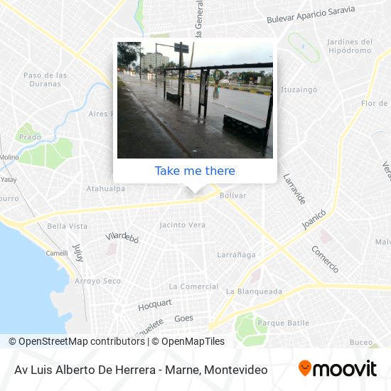 Mapa de Av Luis Alberto De Herrera - Marne