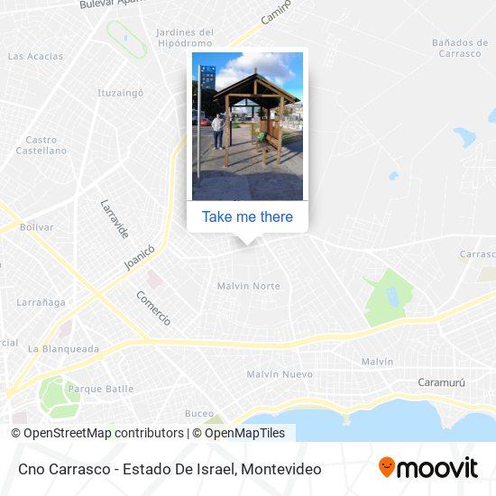Cno Carrasco - Estado De Israel map