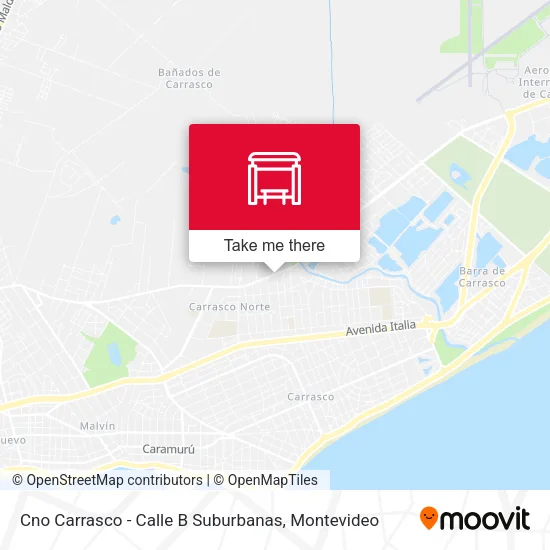 Mapa de Cno Carrasco - Calle B Suburbanas