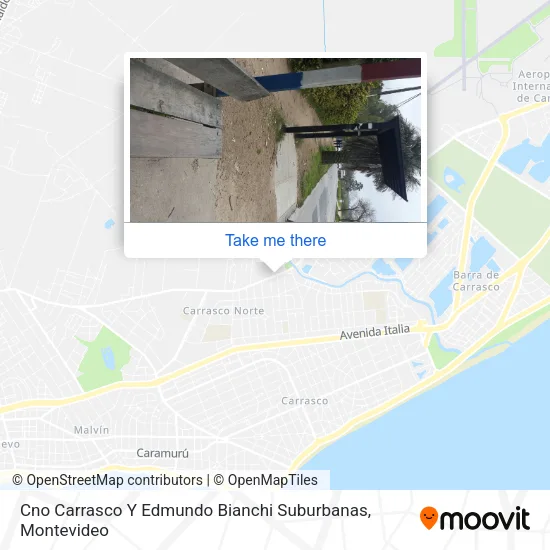 Mapa de Cno Carrasco Y Edmundo Bianchi Suburbanas
