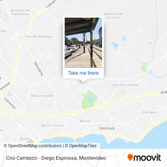 Mapa de Cno Carrasco - Diego Espinosa