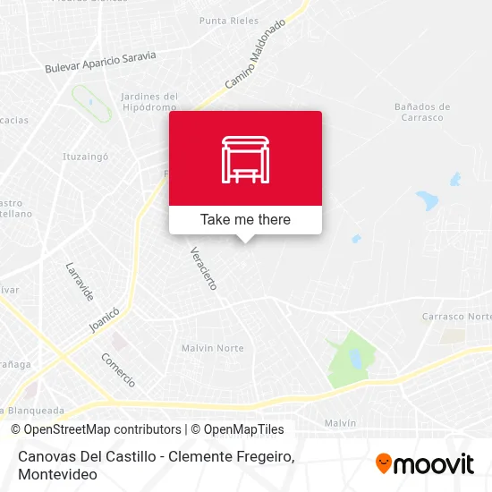 Canovas Del Castillo - Clemente Fregeiro map