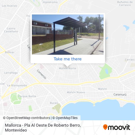 Mallorca - Pla Al Oeste De Roberto Berro map