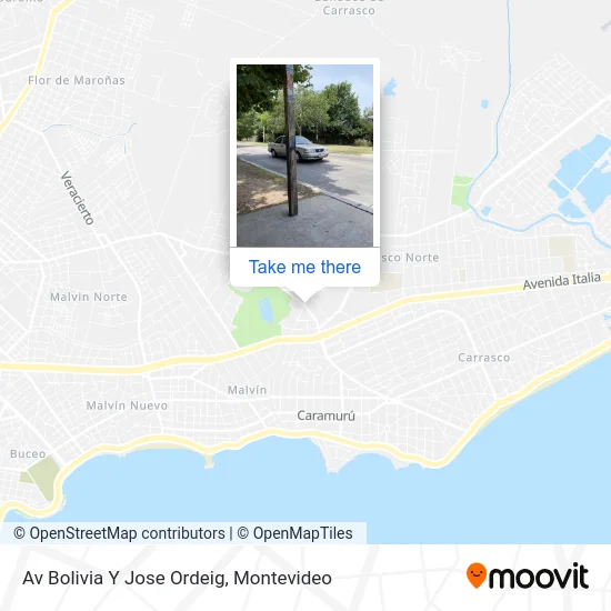 Av Bolivia Y Jose Ordeig map