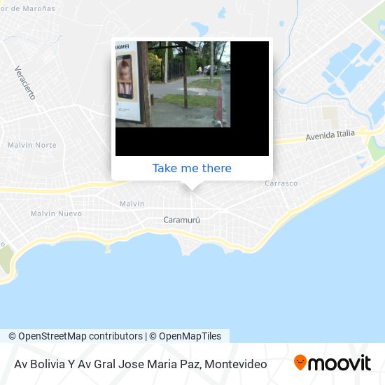 Av Bolivia Y Av Gral Jose Maria Paz map