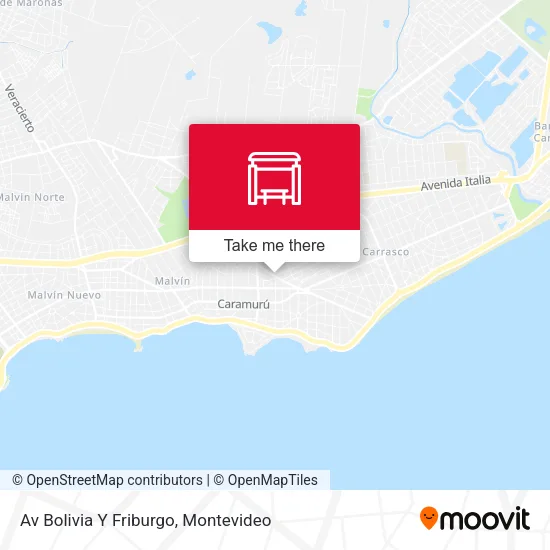 Mapa de Av Bolivia Y Friburgo